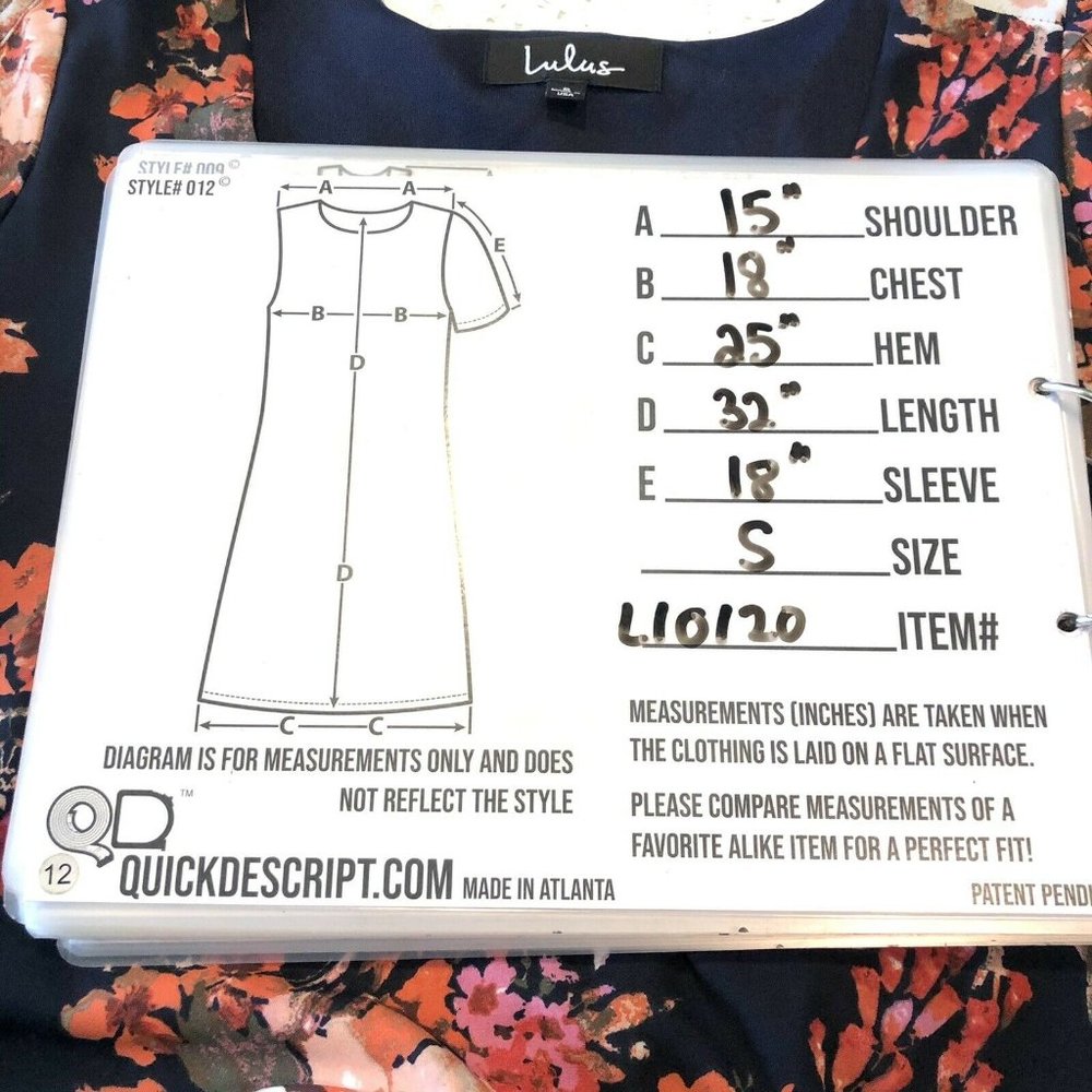 Lulus Shifting Dears Navy Blue Floral Print Dress - Picture 11 of 12